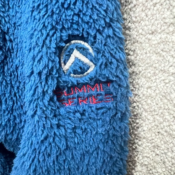 The North Face Blue and Gray Fleece Jacket - Picture 3 of 6